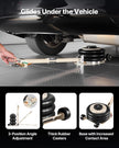 VEVOR Air Jack, 3 Ton/6613 lbs Triple Bag Air Jack, Airbag with Six Steel Pipes, Lift Up to 17.7 inch/450 mm, 1-6 s Fast Lifting Pneumatic with Adjustable Long Handle for Car, SUV, Pickup Truck Repair