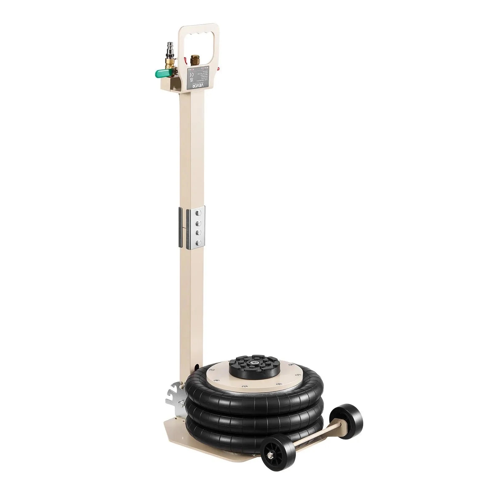 VEVOR Air Jack, 3 Ton/6613 lbs Triple Bag Air Jack, Airbag with Six Steel Pipes, Lift Up to 17.7 inch/450 mm, 1-6 s Fast Lifting Pneumatic with Adjustable Long Handle for Car, SUV, Pickup Truck Repair