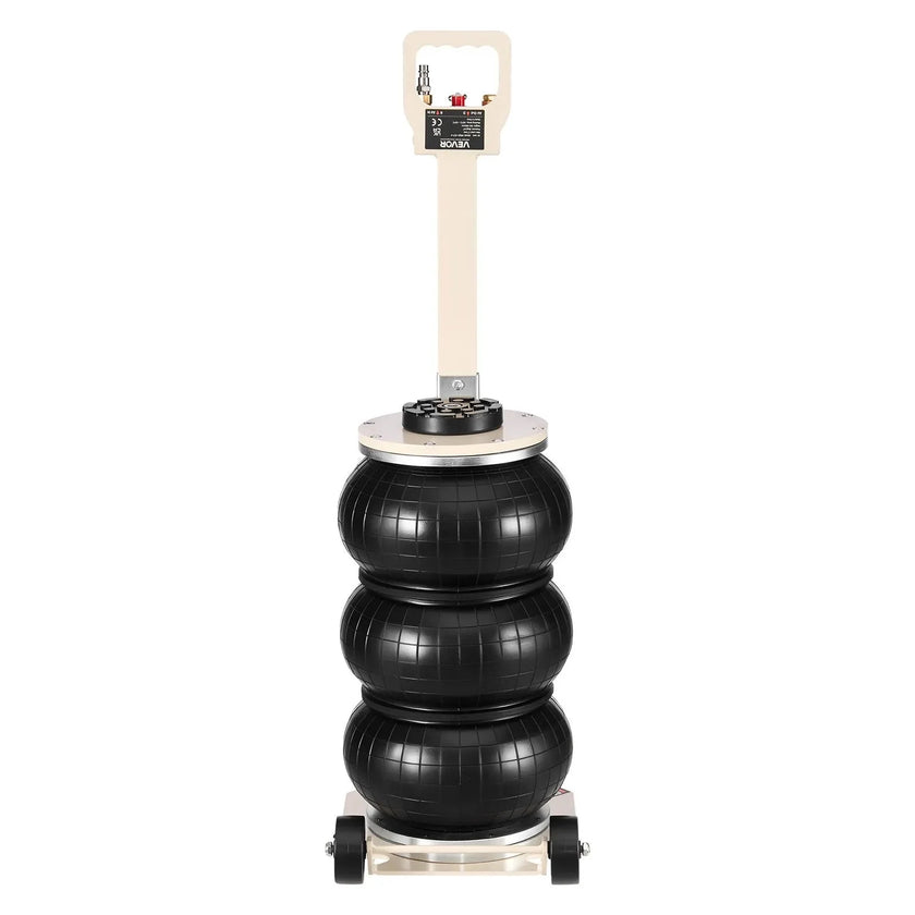VEVOR Air Jack, 3 Ton/6613 lbs Triple Bag Air Jack, Airbag with Six Steel Pipes, Lift Up to 17.7 inch/450 mm, 1-6 s Fast Lifting Pneumatic with Adjustable Long Handle for Car, SUV, Pickup Truck Repair