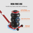 VEVOR Air Jack, 3 Ton/6600 lbs Triple Bag Air Jack, Airbag Jack with Six Steel Pipes, Lift up to 17.7