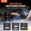 VEVOR Air Jack, 3 Ton/6600 lbs Triple Bag Air Jack, Airbag Jack with Six Steel Pipes, Lift up to 17.7
