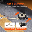 VEVOR Air Jack, 3 Ton/6600 lbs Triple Bag Air Jack, Airbag Jack with Six Steel Pipes, Lift up to 17.7 inch/450 mm, 3-5 s Fast Lifting Pneumatic Jack, with Long Handles for Cars, Garages, Repair