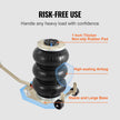 VEVOR Air Jack, 3 Ton/6600 lbs Triple Bag Air Jack, Airbag Jack with Six Steel Pipes, Lift up to 17.7 inch/450 mm, 3-5 s Fast Lifting Pneumatic Jack, with Long Handles for Cars, Garages, Repair