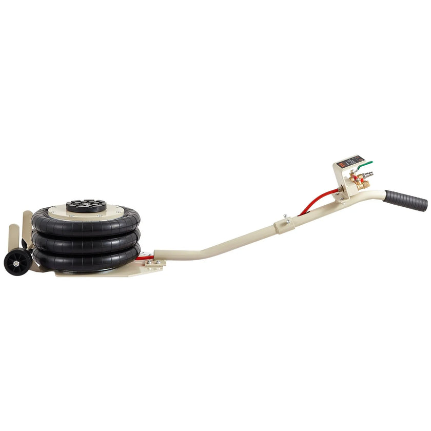 VEVOR Air Jack, 3 Ton/6600 lbs Triple Bag Air Jack, Airbag Jack with Six Steel Pipes, Lift up to 17.7 inch/450 mm, 3-5 s Fast Lifting Pneumatic Jack, with Long Handles for Cars, Garages, Repair