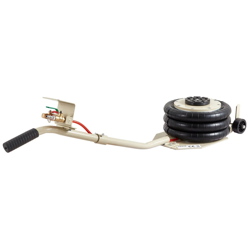 VEVOR Air Jack, 3 Ton/6600 lbs Triple Bag Air Jack, Airbag Jack with Six Steel Pipes, Lift up to 17.7 inch/450 mm, 3-5 s Fast Lifting Pneumatic Jack, with Long Handles for Cars, Garages, Repair