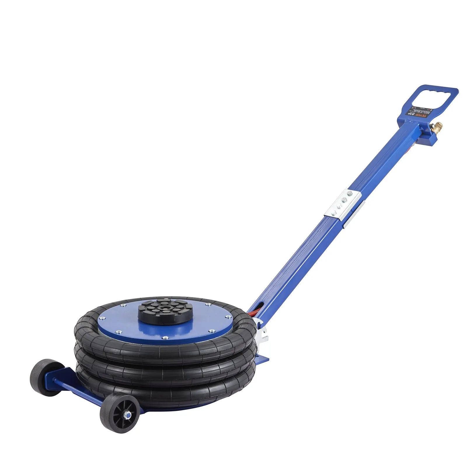 VEVOR Air Jack, 5 Ton/11000 lbs Triple Bag Air Jack, Airbag Jack with Six Steel Pipes, Lift up to 18.5 inch/470 mm, 3-5 s Fast Lifting Pneumatic Jack, with Adjustable Handle for Car, Garage, Repair