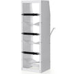 VEVOR Refrigerant Tank Rack, with 3 x 30-50lb Bottle Tanks, Cylinder Tank Rack 14.64x13.97x46.06 in, Refrigerant Cylinder Rack Gas Cylinder Racks and Holders for Freon, Gases, Oxygen, Nitrogen