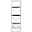 VEVOR Refrigerant Tank Rack, with 3 x 30-50lb Bottle Tanks, Cylinder Tank Rack 14.64x13.97x46.06 in, Refrigerant Cylinder Rack Gas Cylinder Racks and Holders for Freon, Gases, Oxygen, Nitrogen