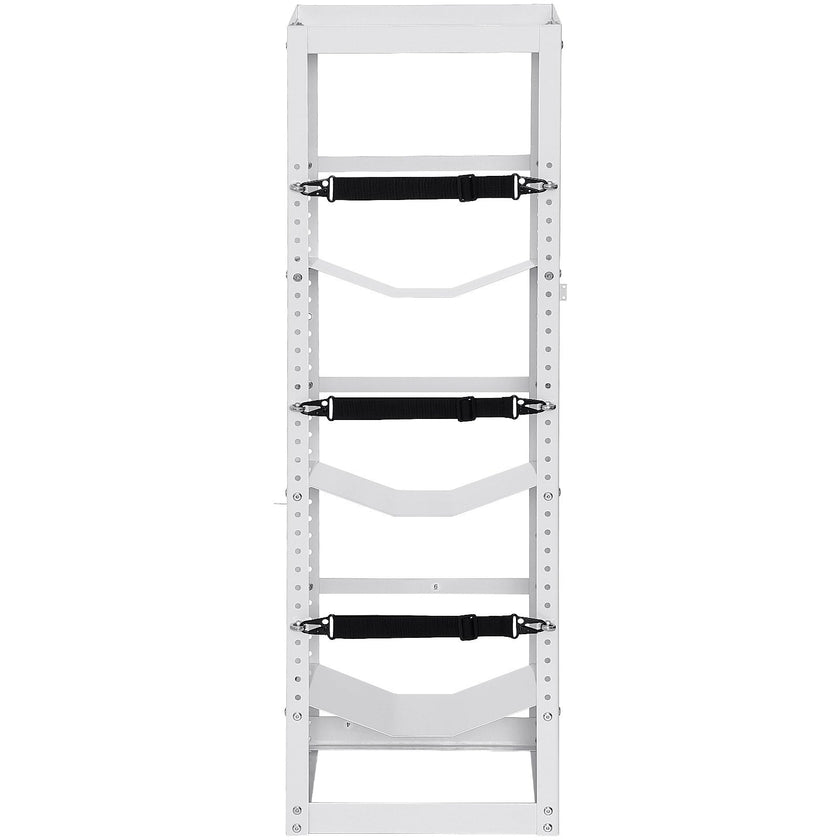 VEVOR Refrigerant Tank Rack, with 3 x 30-50lb Bottle Tanks, Cylinder Tank Rack 14.64x13.97x46.06 in, Refrigerant Cylinder Rack Gas Cylinder Racks and Holders for Freon, Gases, Oxygen, Nitrogen