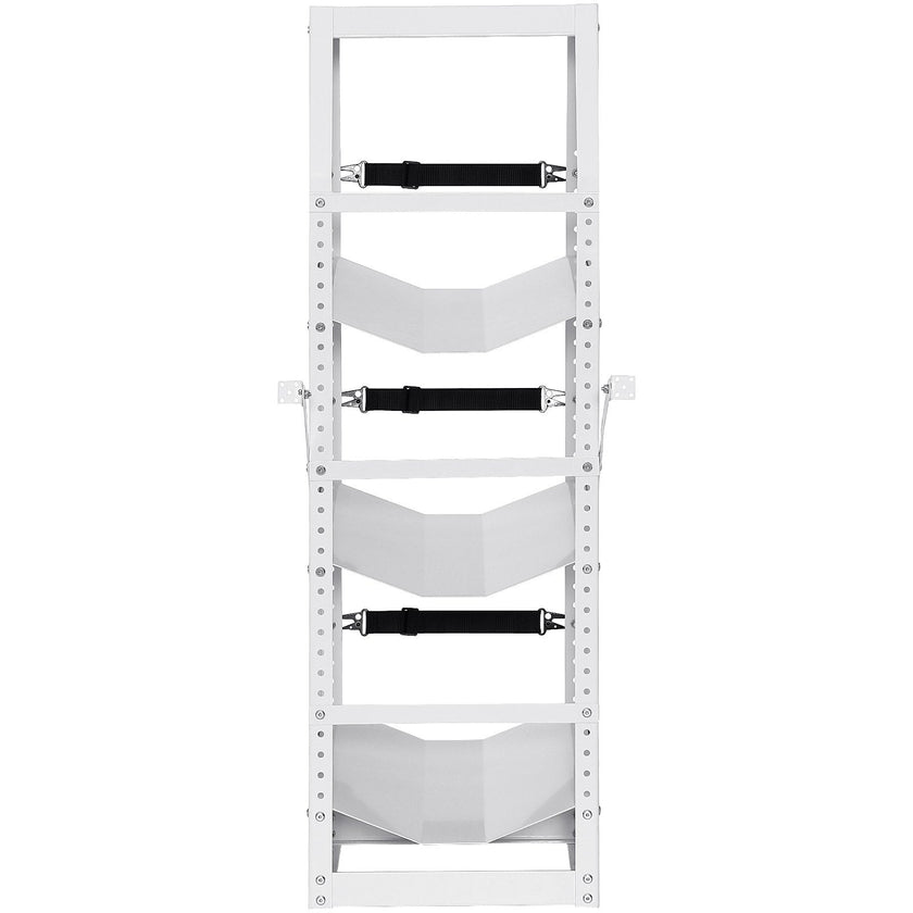 VEVOR Refrigerant Tank Rack, with 3 x 30-50lb Bottle Tanks, Cylinder Tank Rack 14.64x13.97x46.06 in, Refrigerant Cylinder Rack Gas Cylinder Racks and Holders for Freon, Gases, Oxygen, Nitrogen