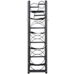 VEVOR Refrigerant Tank Rack, with 3 x 30lbs and Other 3 Small Bottle Tanks, Cylinder Tank Rack 12.79x12.99x47.12 in, Refrigerant Cylinder Rack and Holders for Freon, Gases, Oxygen, Nitrogen