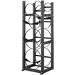 VEVOR Refrigerant Tank Rack, with 2 x 30lbs and Other 3 Small Bottle Tanks, Cylinder Tank Rack 12.79x12.99x47.12 in, Refrigerant Cylinder Rack and Holders for Freon, Gases, Oxygen, Nitrogen
