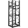 VEVOR Refrigerant Tank Rack, with 2 x 30lbs and Other 3 Small Bottle Tanks, Cylinder Tank Rack 12.79x12.99x47.12 in, Refrigerant Cylinder Rack and Holders for Freon, Gases, Oxygen, Nitrogen