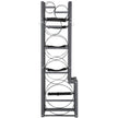 VEVOR Refrigerant Tank Rack, with 1 x 50lb, 2 x 30lb and Other 3 Small Bottle Tanks, Cylinder Tank Rack 15.55x12.99x49.8 in, Refrigerant Cylinder Rack and Holders for Freon, Gases, Oxygen, Nitrogen