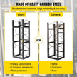 VEVOR Refrigerant Tank Rack with 2-30lb and Other 3 Saving Space Cylinder Tank Rack 889mm Refrigerant Cylinder Rack Gas Cylinder Racks and Holders for Gas Oxygen Nitrogen Storage