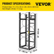 VEVOR Refrigerant Tank Rack with 2-30lb and Other 3 Saving Space Cylinder Tank Rack 889mm Refrigerant Cylinder Rack Gas Cylinder Racks and Holders for Gas Oxygen Nitrogen Storage