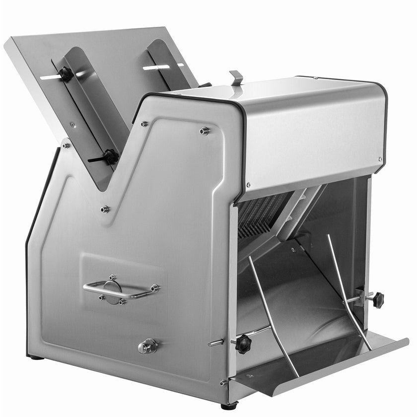 VEVOR Commercial Toast Bread Slicer, 12mm Thickness Electric Bread Cutting Machine, 31PCS Commercial Bakery Bread Slicer, 110V Toast Cutter Cutting Machine, Bread Cutter for Bread Sheet Cutter Cutting