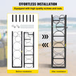 VEVOR Refrigerant Tank Rack with 3-30lb and Other 3 Saving Space, Cylinder Tank Rack 1168mm, Refrigerant Cylinder Rack Gas Cylinder Racks and Holders, for Gas Oxygen Nitrogen Storage