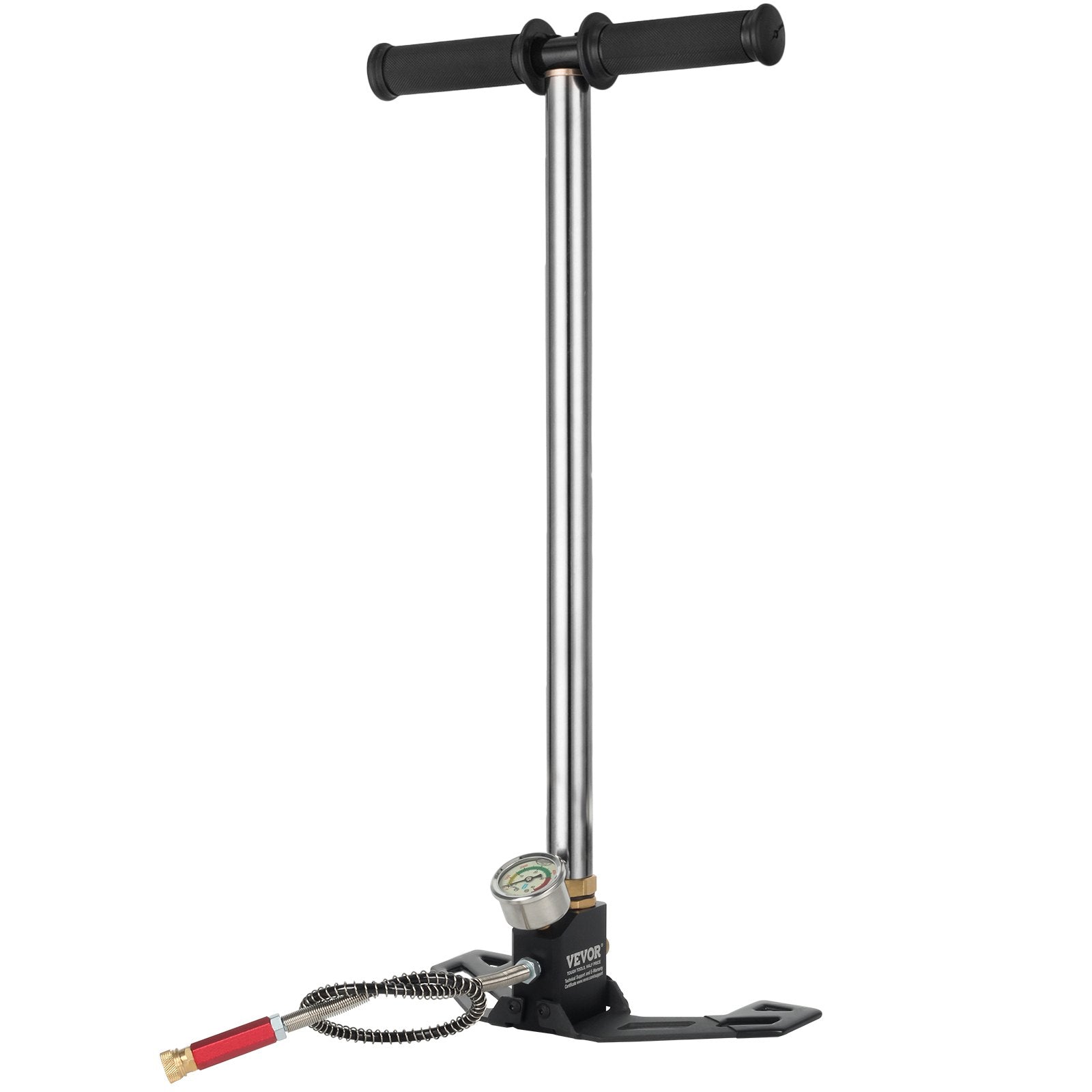 VEVOR Airgun PCP Pump 4500PSI High Pressure Hand Pump 3 Stage Pump Chamber PCP Air Pump