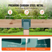 VEVOR A-Frame Middle Swing Brackets, Heavy Duty Carbon Steel Swing Set Hardware with Mounting Hardware, DIY Swing Set Bracket Swing Set Kit for 2 (4x4) Legs & 1 (4x6) Beam, Green