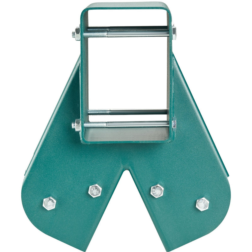 VEVOR A-Frame Middle Swing Brackets, Heavy Duty Carbon Steel Swing Set Hardware with Mounting Hardware, DIY Swing Set Bracket Swing Set Kit for 2 (4x4) Legs & 1 (4x6) Beam, Green