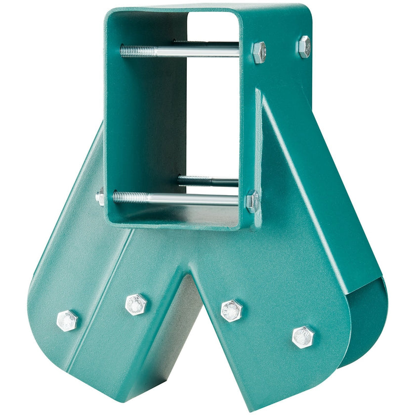 VEVOR A-Frame Middle Swing Brackets, Heavy Duty Carbon Steel Swing Set Hardware with Mounting Hardware, DIY Swing Set Bracket Swing Set Kit for 2 (4x4) Legs & 1 (4x6) Beam, Green