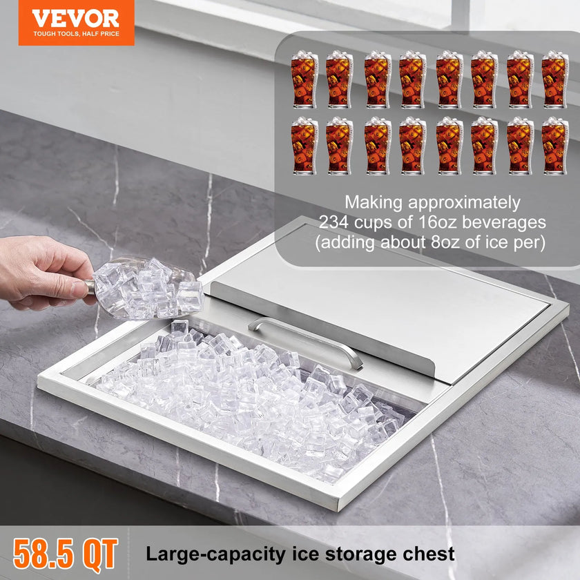 VEVOR Drop in Ice Chest, 24