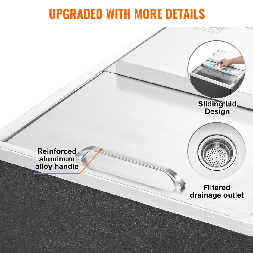 VEVOR Drop in Ice Chest, 24