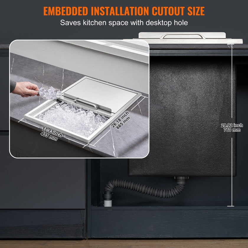 VEVOR Drop in Ice Chest, 27