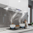 VEVOR Built-in Range Hood Insert Vent Hood 900CFM 36in Touch & Remote Control