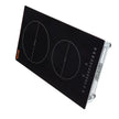 VEVOR Electric Cooktop, 2 Burners, 12'' Induction Stove Top, Built-in Magnetic Cooktop 3000W, 9 Heating Level Multifunctional Burner, LED Touch Screen w/ Child Lock & Over-Temperature Protection