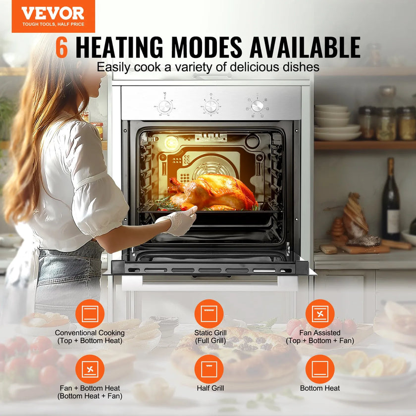 VEVOR Single Wall Oven 24