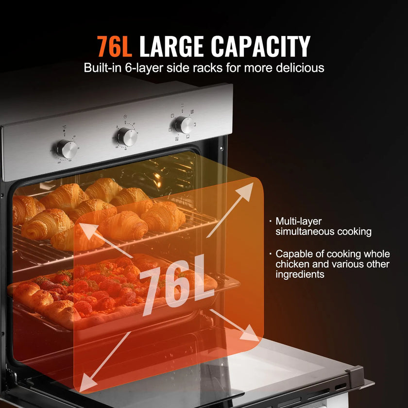 VEVOR Single Wall Oven 24