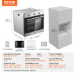 VEVOR Single Wall Oven 24