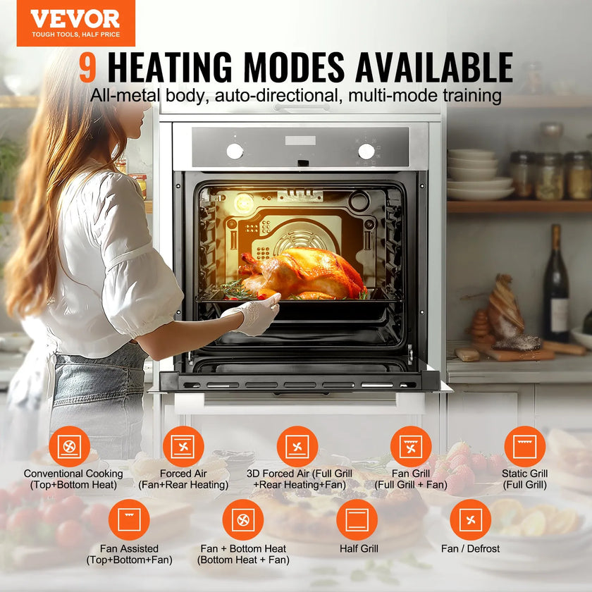 VEVOR Single Wall Oven 24