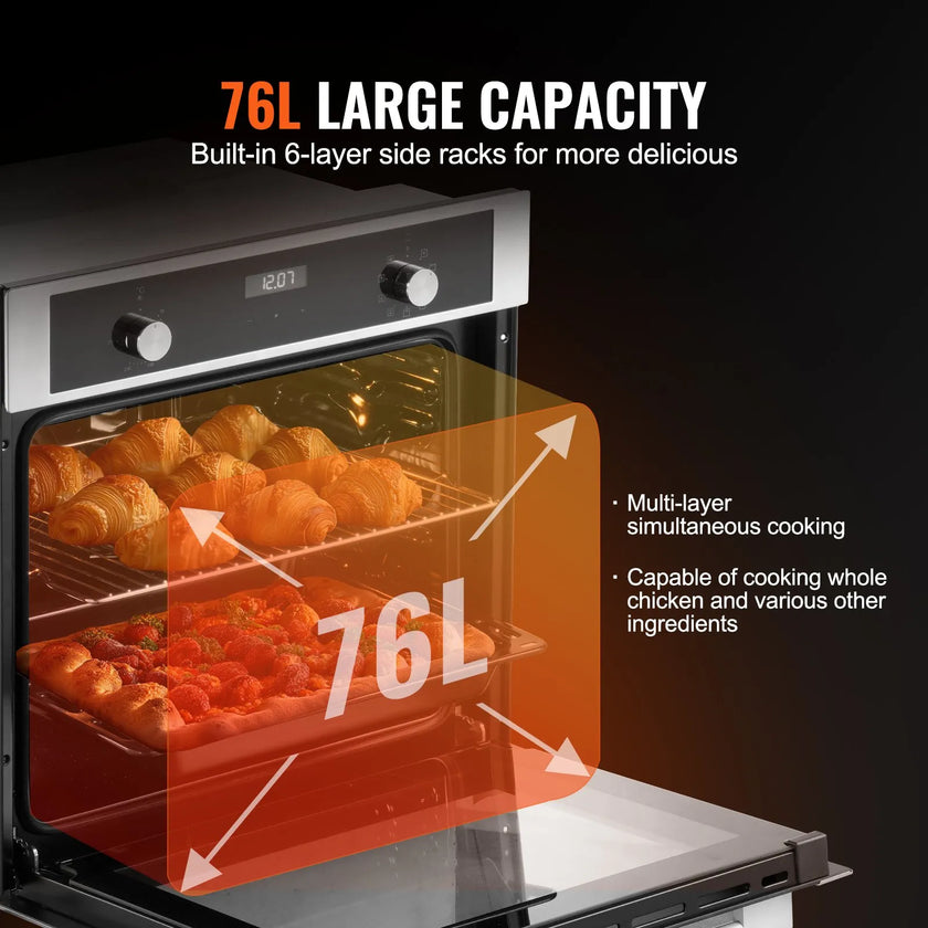 VEVOR Single Wall Oven 24