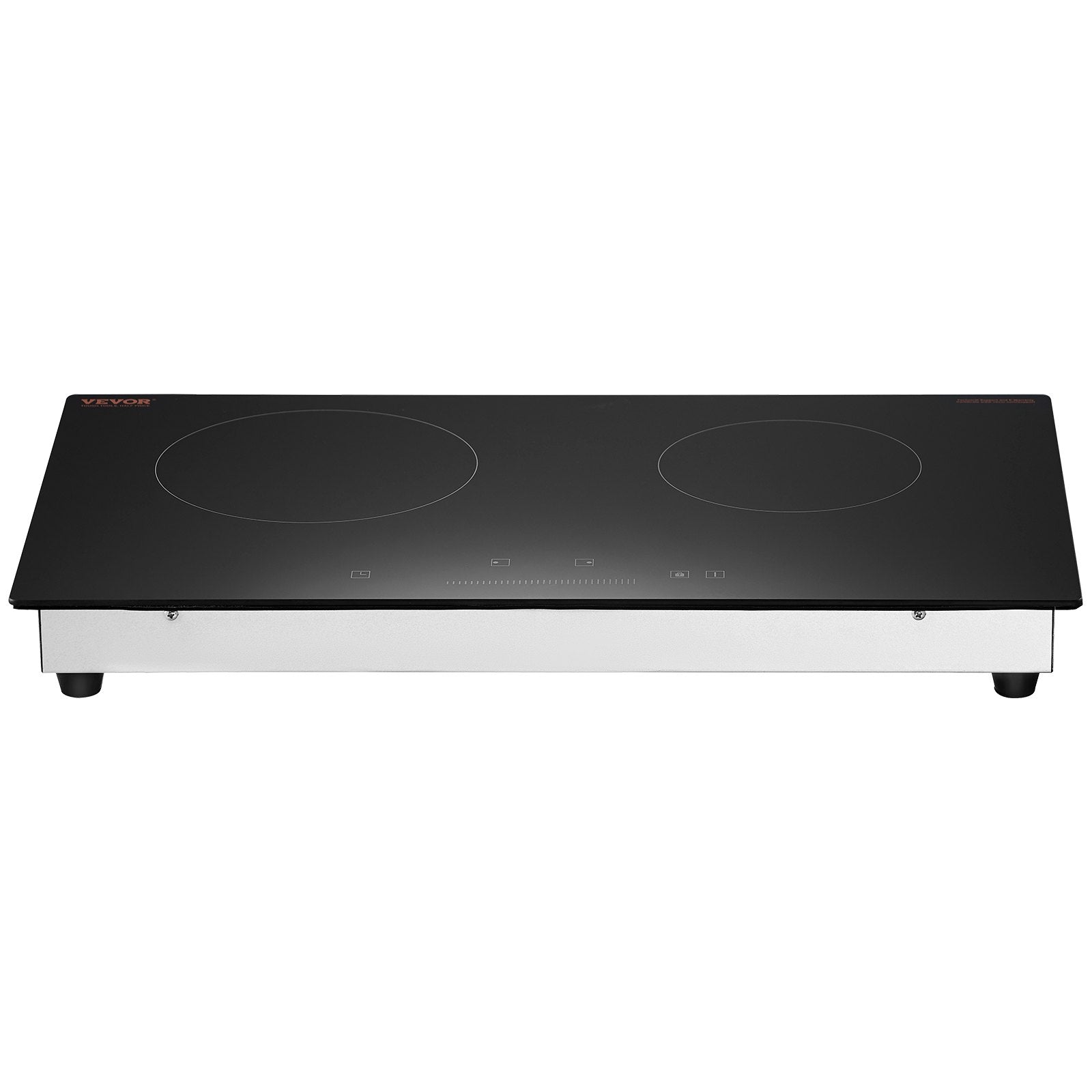 VEVOR Built-in Electric Cooktop Radiant Ceramic Cooktop 2 Burners 23.6x13.3 inch