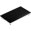 VEVOR Built-in Electric Cooktop Radiant Ceramic Cooktop 2 Burners 23.6x13.3 inch