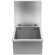 VEVOR Drop in Ice Bin Chest 20x20 inch Drop in Cooler Stainless Steel Outdoor Drop in Ice Chest with Cover Bar Ice Bin 40.9 qt Drop in Wine Drops Drain-Pipe and Drain Plug Included for Cold Wine Beer