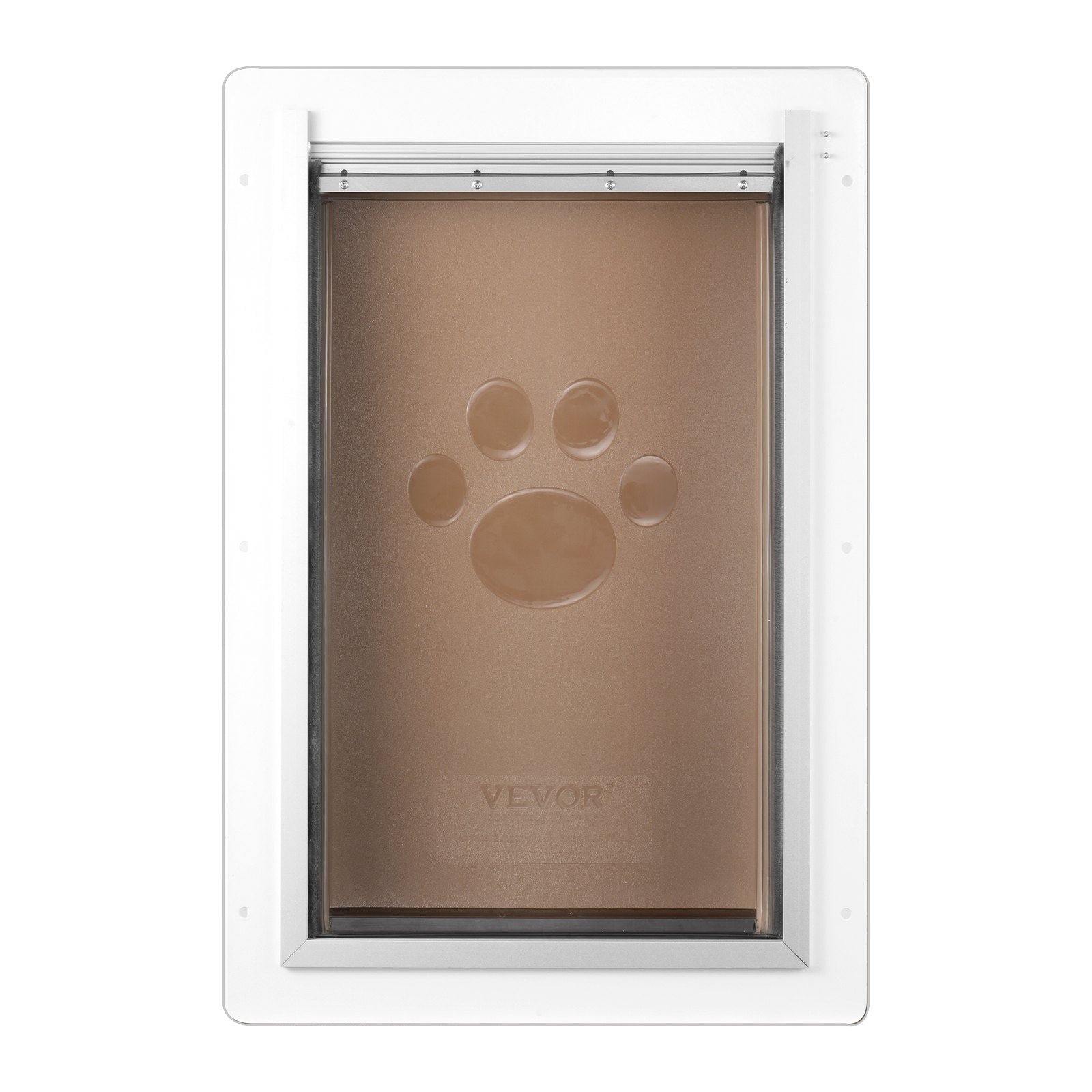 VEVOR Pet Door for Wall with Lock and 3 Magnetic Flap System Metal Frame Medium