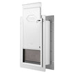 VEVOR Pet Door for Wall with Lock and 3 Magnetic Flap System Metal Frame Medium