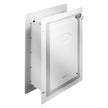 VEVOR Pet Door for Wall with Lock and 3 Magnetic Flap System Metal Frame Small