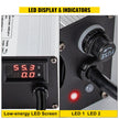 VEVOR Golf Cart Battery Charger 36V Club Car Charger 18A Golf Cart Electric Charger Splayed Plug / LED Club Car Battery Charger Aluminum Shell Power Wise Golf Cart Battery Charger for Ez Go Yamaha