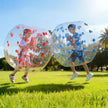 VEVOR Inflatable Bumper Balls 2-Pack, 4FT/1.2M Body Sumo Zorb Balls for Teen & Adult, 0.8mm Thick PVC Human Hamster Bubble Balls for Outdoor Team Gaming Play, Bumper Bopper Toys for Garden, Yard, Park