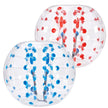 VEVOR Inflatable Bumper Balls 2-Pack, 4FT/1.2M Body Sumo Zorb Balls for Teen & Adult, 0.8mm Thick PVC Human Hamster Bubble Balls for Outdoor Team Gaming Play, Bumper Bopper Toys for Garden, Yard, Park