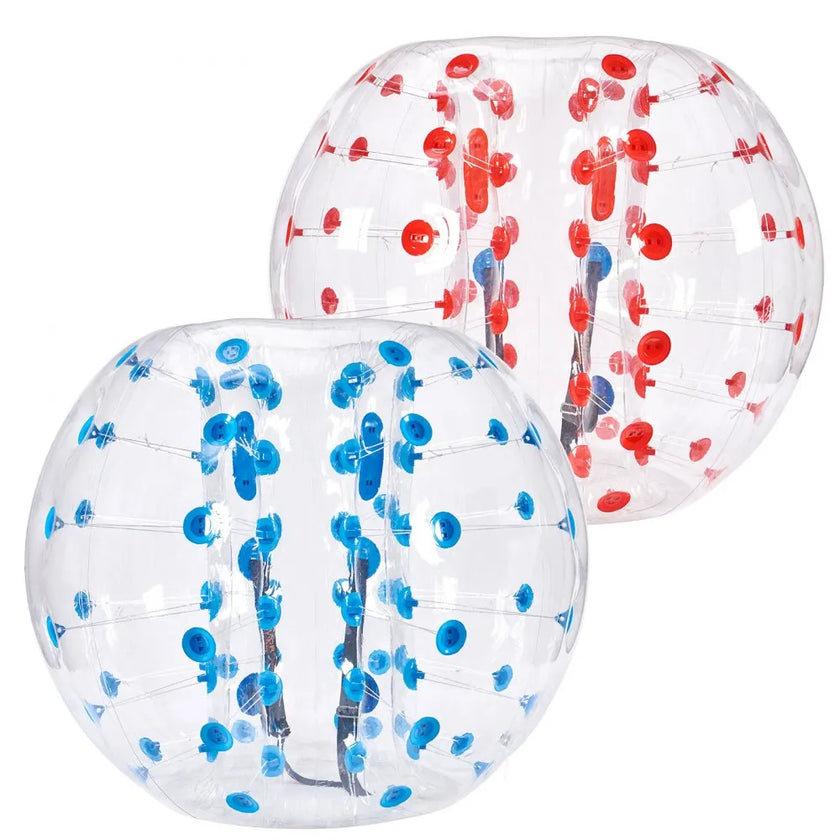 VEVOR Inflatable Bumper Balls 2-Pack, 4FT/1.2M Body Sumo Zorb Balls for Teen & Adult, 0.8mm Thick PVC Human Hamster Bubble Balls for Outdoor Team Gaming Play, Bumper Bopper Toys for Garden, Yard, Park