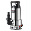 VEVOR 1HP Sump Pump, 4020GPH, 30FT Lift Stainless Steel Submersible Sludge Pump with 26FT Power Cord Automatic ON/OFF Float Switch, Drain Clean/Dirty Water for Basement Flood Pool Pond Garden Hot Tub