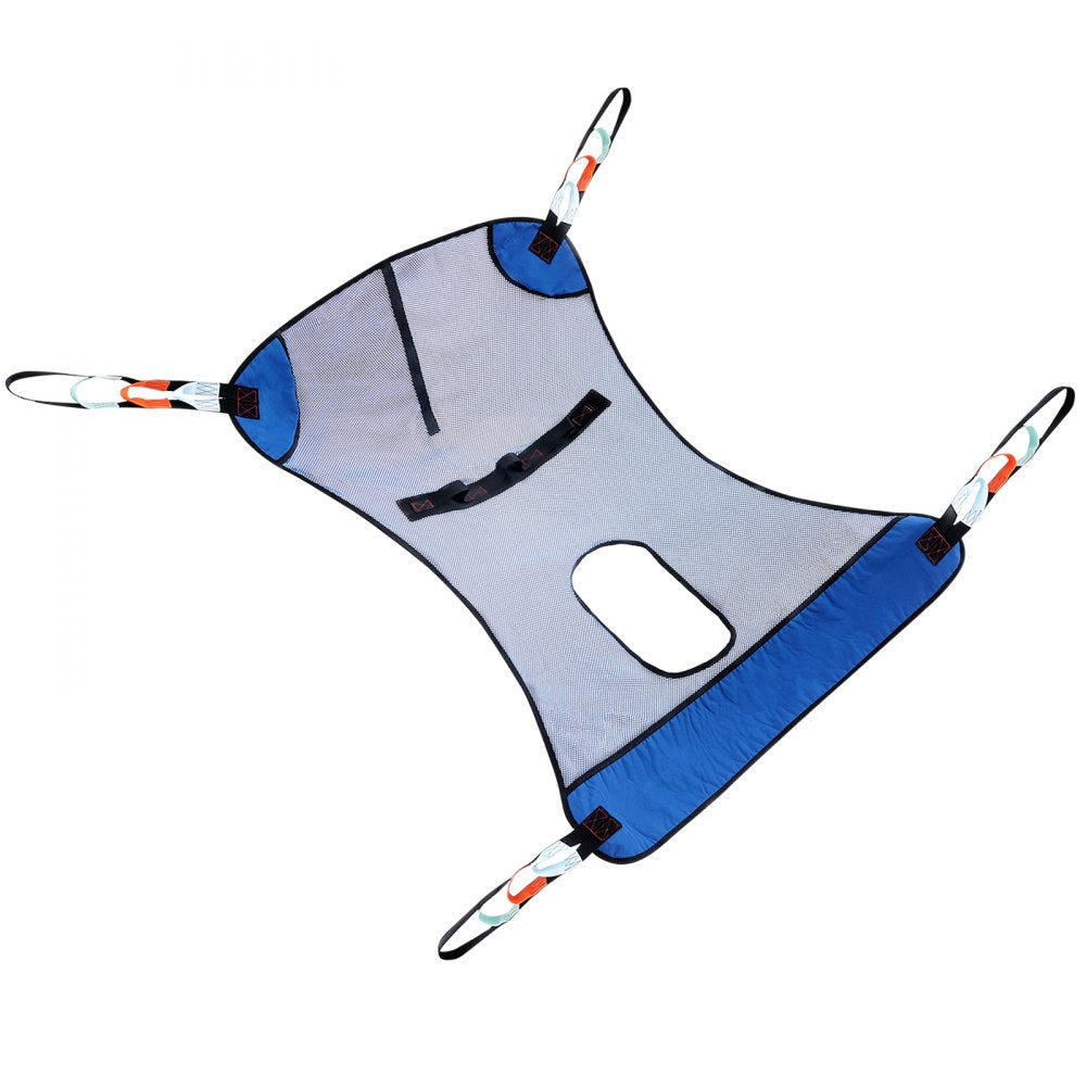 VEVOR Full Body Patient Lift Sling & Commode Opening Patient Lift Medical Sling