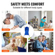 VEVOR Patient Lift Sling with Head Support Medium-Size U Shape Divided Leg Sling