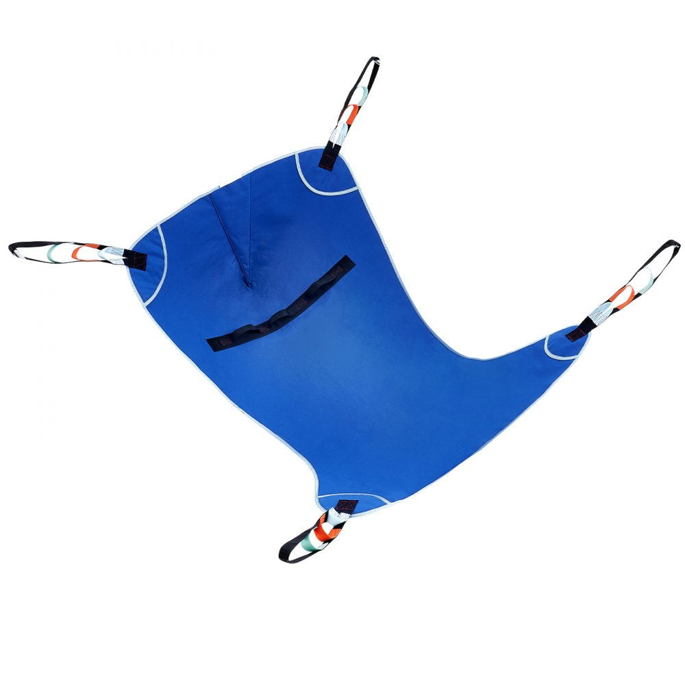 VEVOR Patient Lift Sling with Head Support Medium-Size U Shape Divided Leg Sling